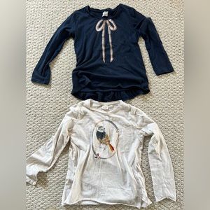 Girl's Zara long sleeved top bundle size 8